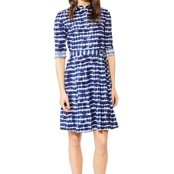 Tory Burch Dresses & Skirts - ♦️SOLD♦️NWT Tory Burch Derrick Tie Dye Shirtdress